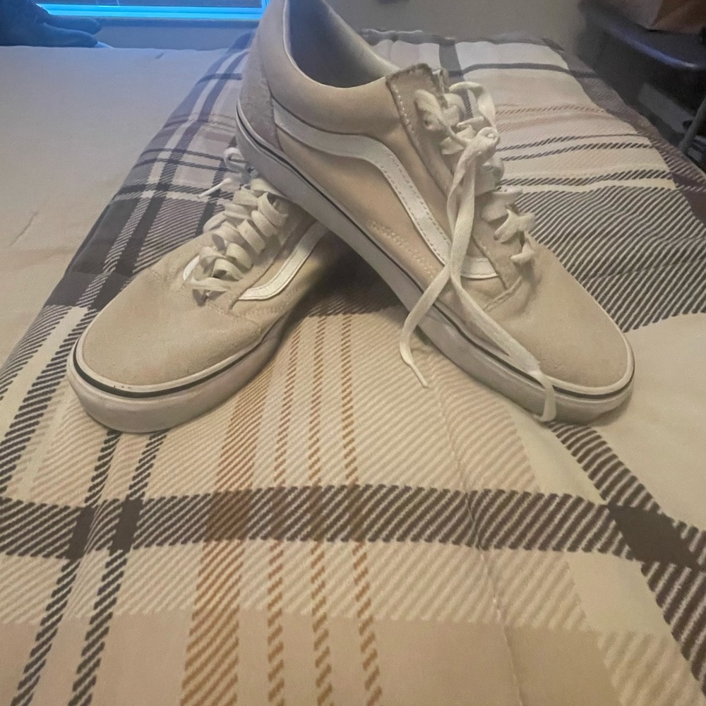 Cream vans, good condition.